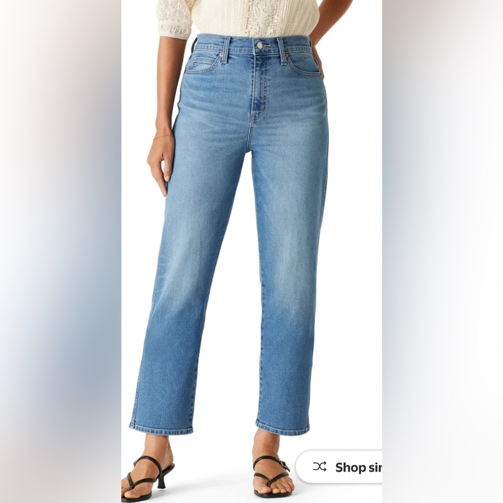 Signature by Levi Strauss & Co. Light Blue Ankle Jeans – Size 16 Short (33x30)